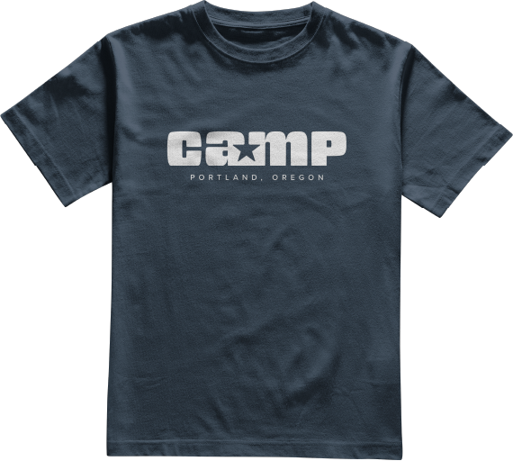 Camp Logo Navy T-Shirt