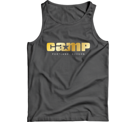 Camp Gold Foil Logo Tank